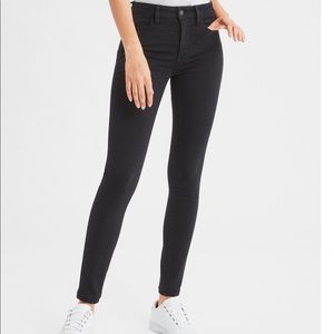 American Eagle High Waisted Black Jegging X LONG!